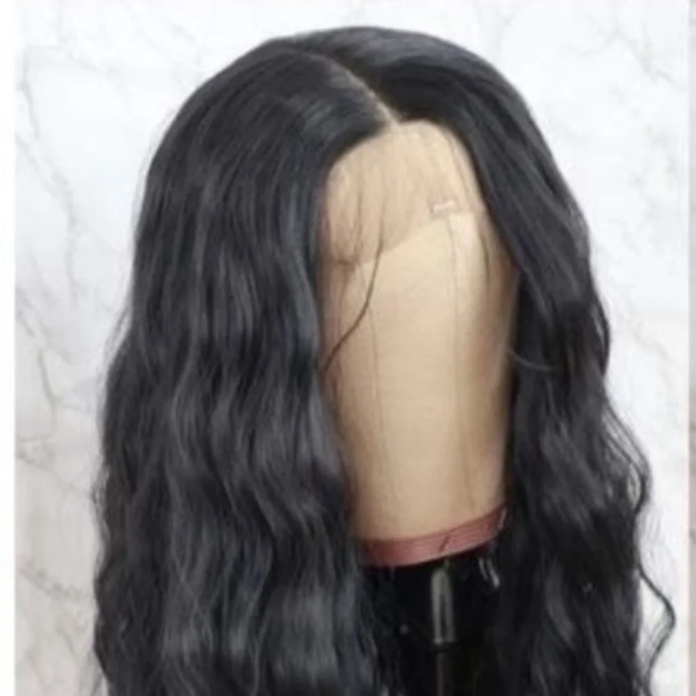 28inch Long Loose Wave Lace Front Wig #1B